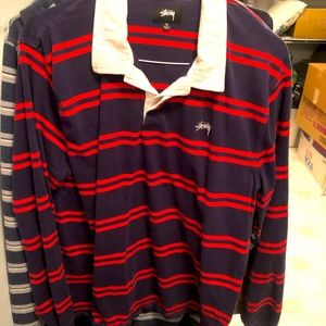 Stussy rugby shirt size XL